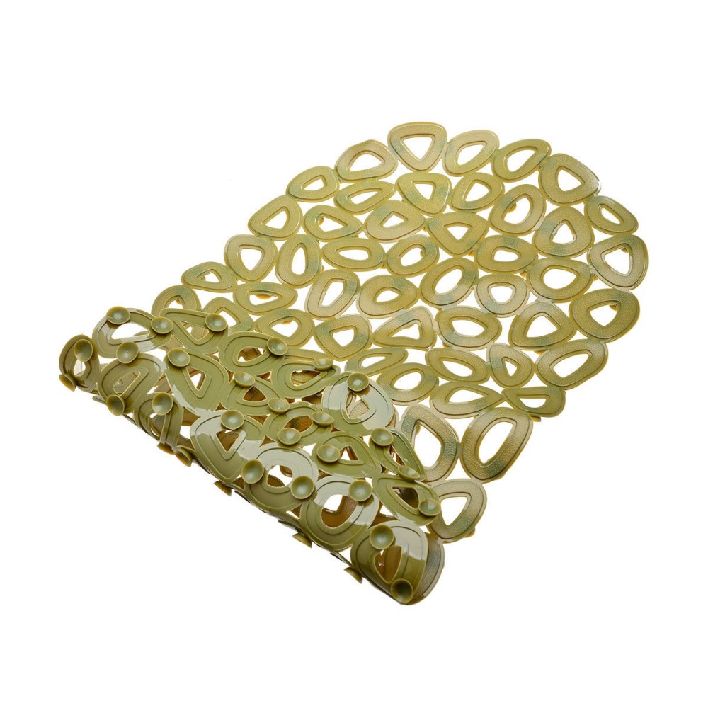 Αντιολισθητικό Πατάκι Μπανιέρας Eco Olive 68x35cm λαδί χρώμα Estia 02-1485802-14858