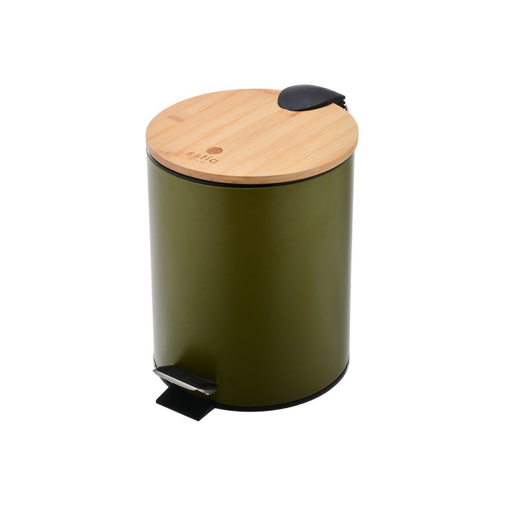 Πεντάλ Μπάνιου Olive 5lt Μεταλλικό με μηχανισμό soft close λαδί χρώμα Estia 02-15114