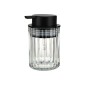 Estia Alivio Δοχείο Κρεμοσάπουνου 300ml (7.8x12.5) Γυάλινο Ανάγλυφο 02-28824
