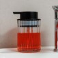 Estia Alivio Δοχείο Κρεμοσάπουνου 300ml (7.8x12.5) Γυάλινο Ανάγλυφο 02-28824