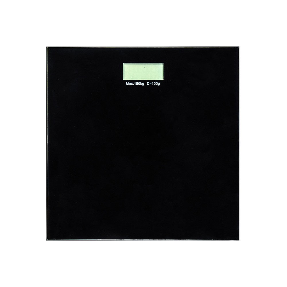 Ζυγαριά Μπάνιου Black Ψηφιακή με γυάλινη επιφάνεια 28x28cm μέγιστου βάρους 150kg Estia 02-8819