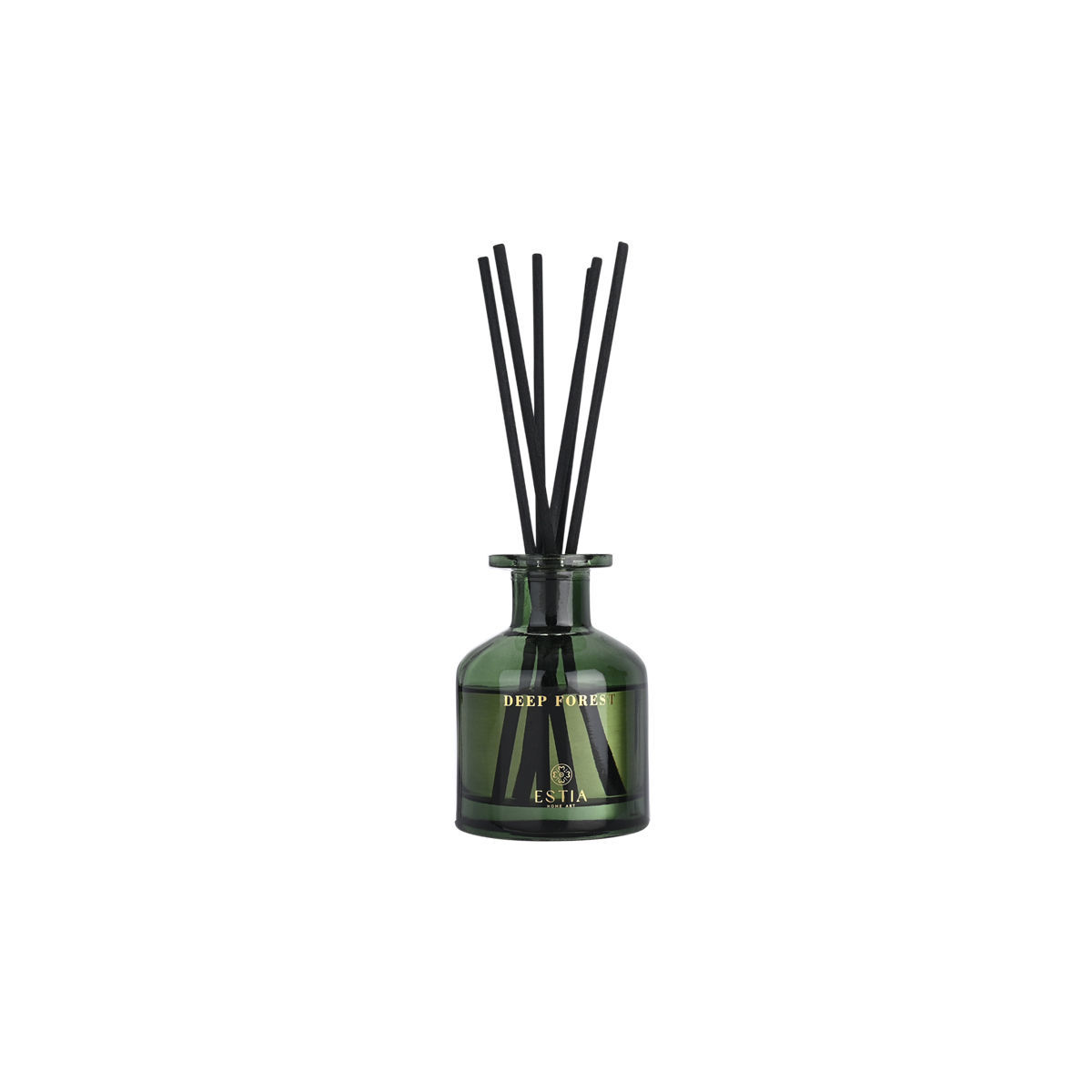 Estia Deep Forest Αρωματικό Χώρου 100ml με Sticks & Κομψό Γυάλινο Δοχείο