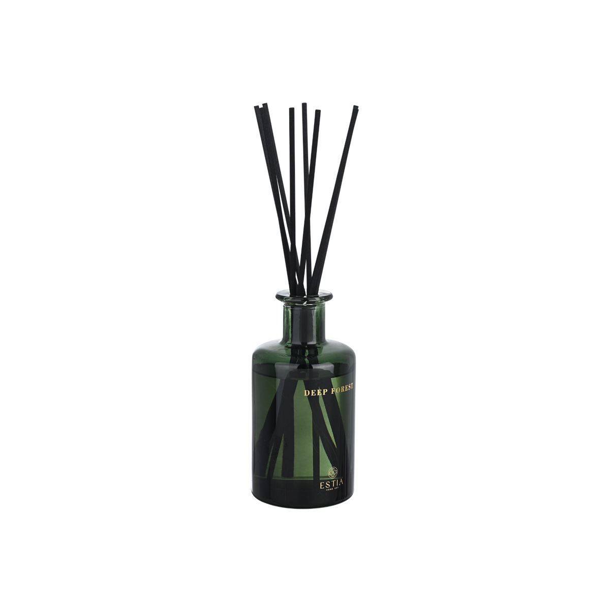 Estia Deep Forest Αρωματικό Χώρου 200ml με Sticks & Κομψό Γυάλινο Δοχείο