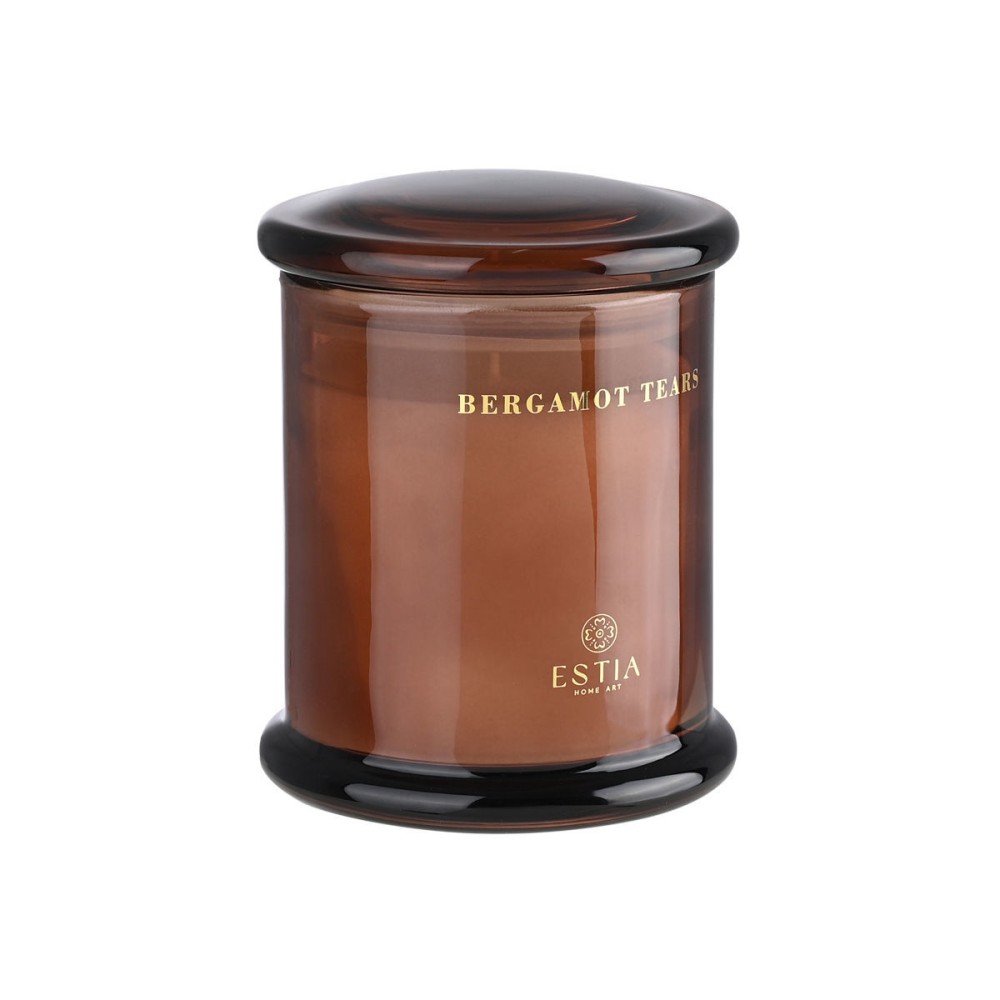 Estia Bergamot Tears Αρωματικό Κερί 227g σε Κομψό Γυάλινο Δοχείο με Καπάκι 