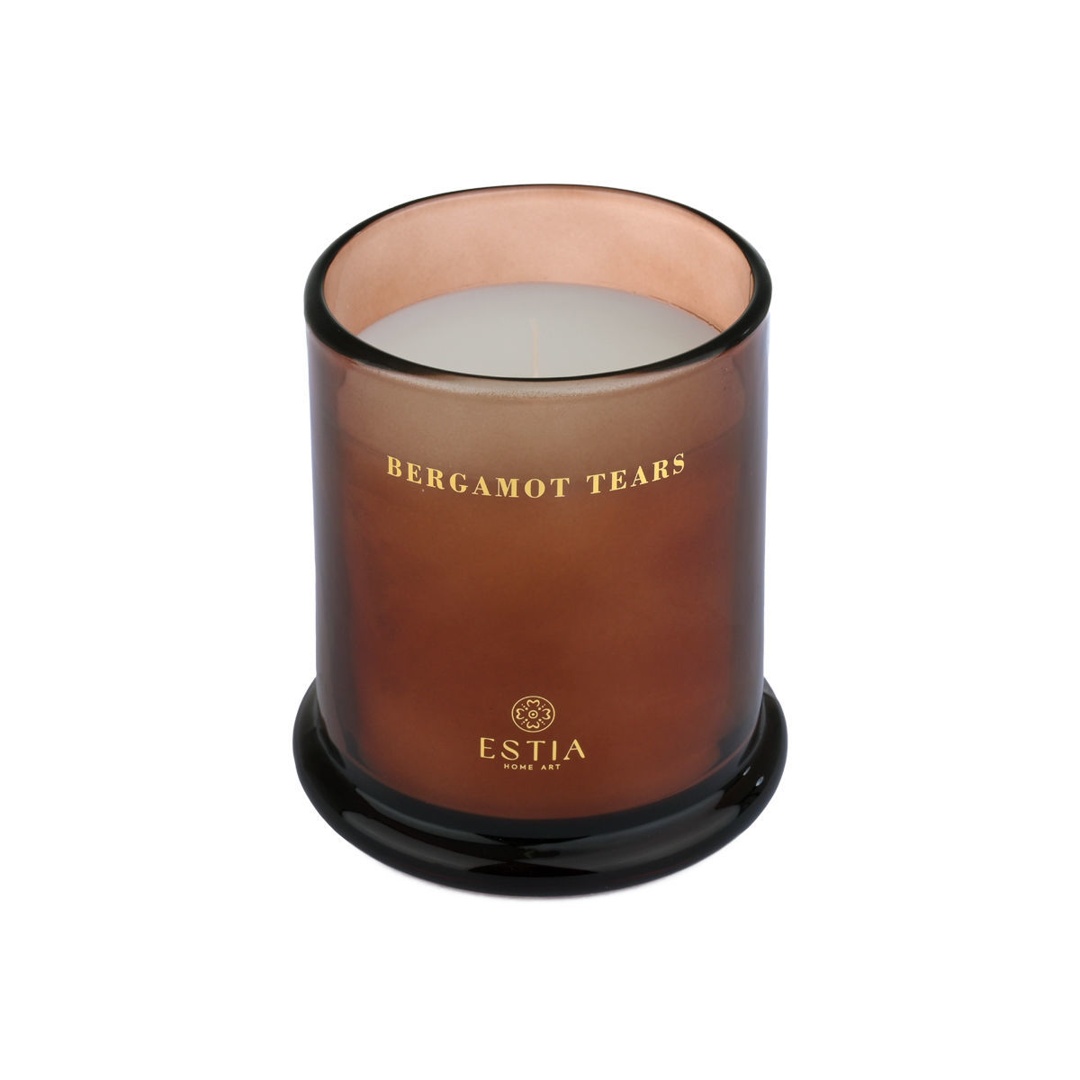 Estia Bergamot Tears Αρωματικό Κερί 227g σε Κομψό Γυάλινο Δοχείο με Καπάκι 