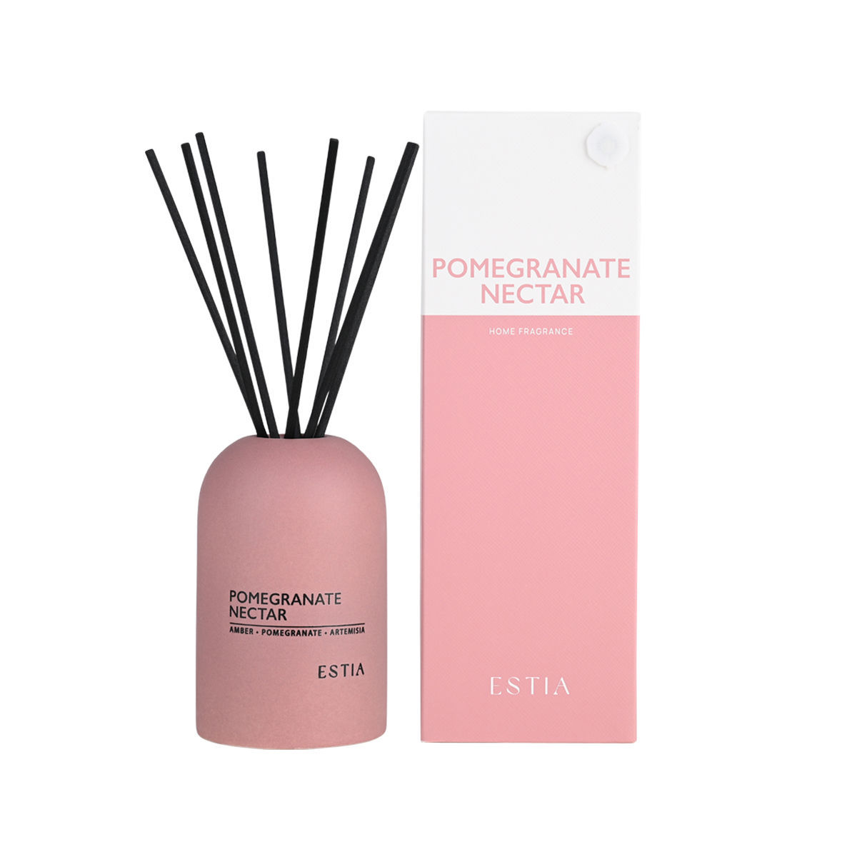 Estia Pomegranate Nectar Αρωματικό Χώρου 150ml με Sticks & Κομψό Δοχείο