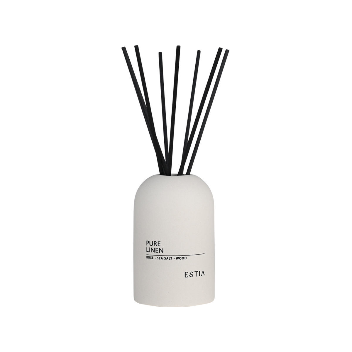 Estia Pure Linen Αρωματικό Χώρου 150ml με Sticks & Κομψό Δοχείο