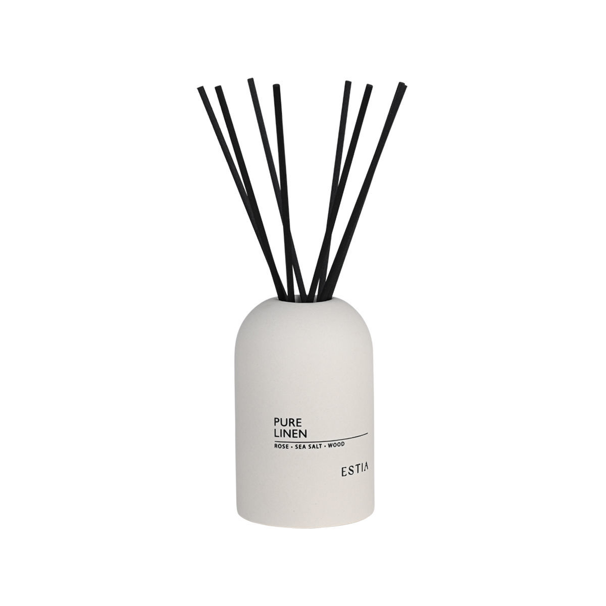 Estia Pure Linen Αρωματικό Χώρου 150ml με Sticks & Κομψό Δοχείο