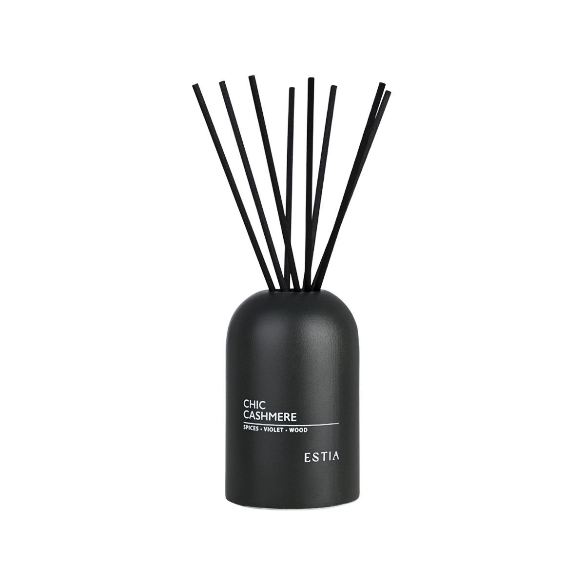 Estia Chic Cashmere Αρωματικό Χώρου 150ml με Sticks & Κομψό Δοχείο