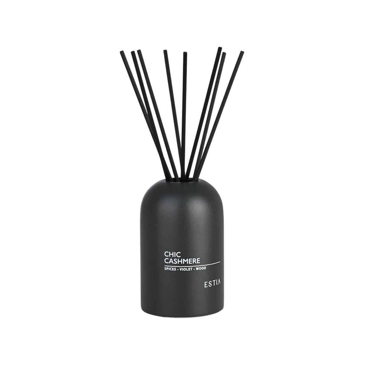 Estia Chic Cashmere Αρωματικό Χώρου 150ml με Sticks & Κομψό Δοχείο