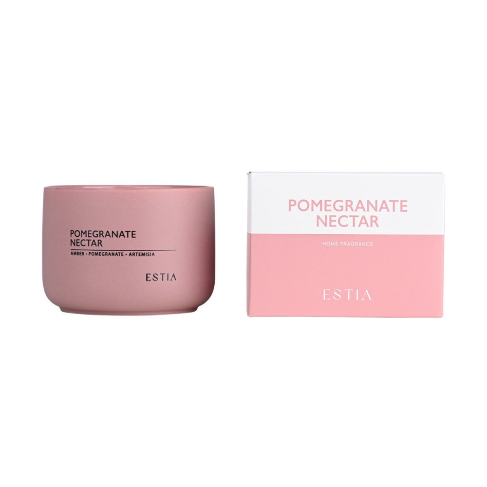 Estia Pomegranate Nectar Αρωματικό Κερί 280g σε Κομψό Κεραμικό Δοχείο 