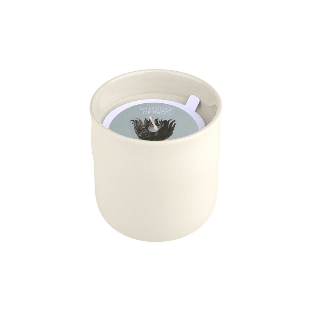 Estia Whispers of Sage Αρωματικό Κερί 289g σε Κομψό Κεραμικό Δοχείο 