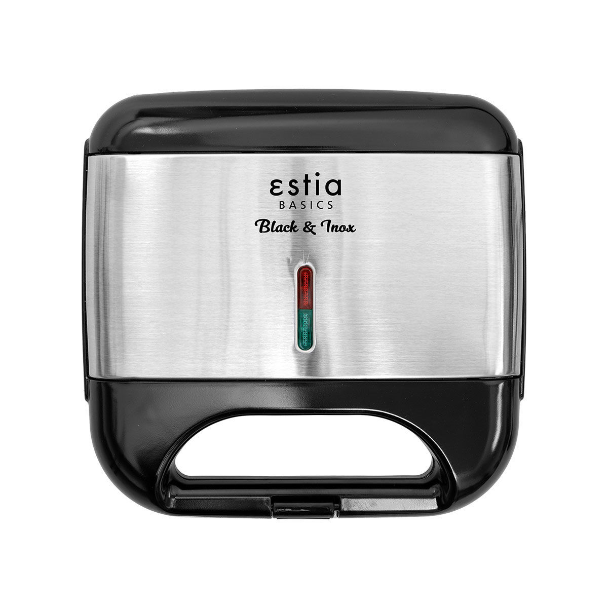 Estia Black & Inox Τοστιέρα 800W 2 Θέσεων 06-12175