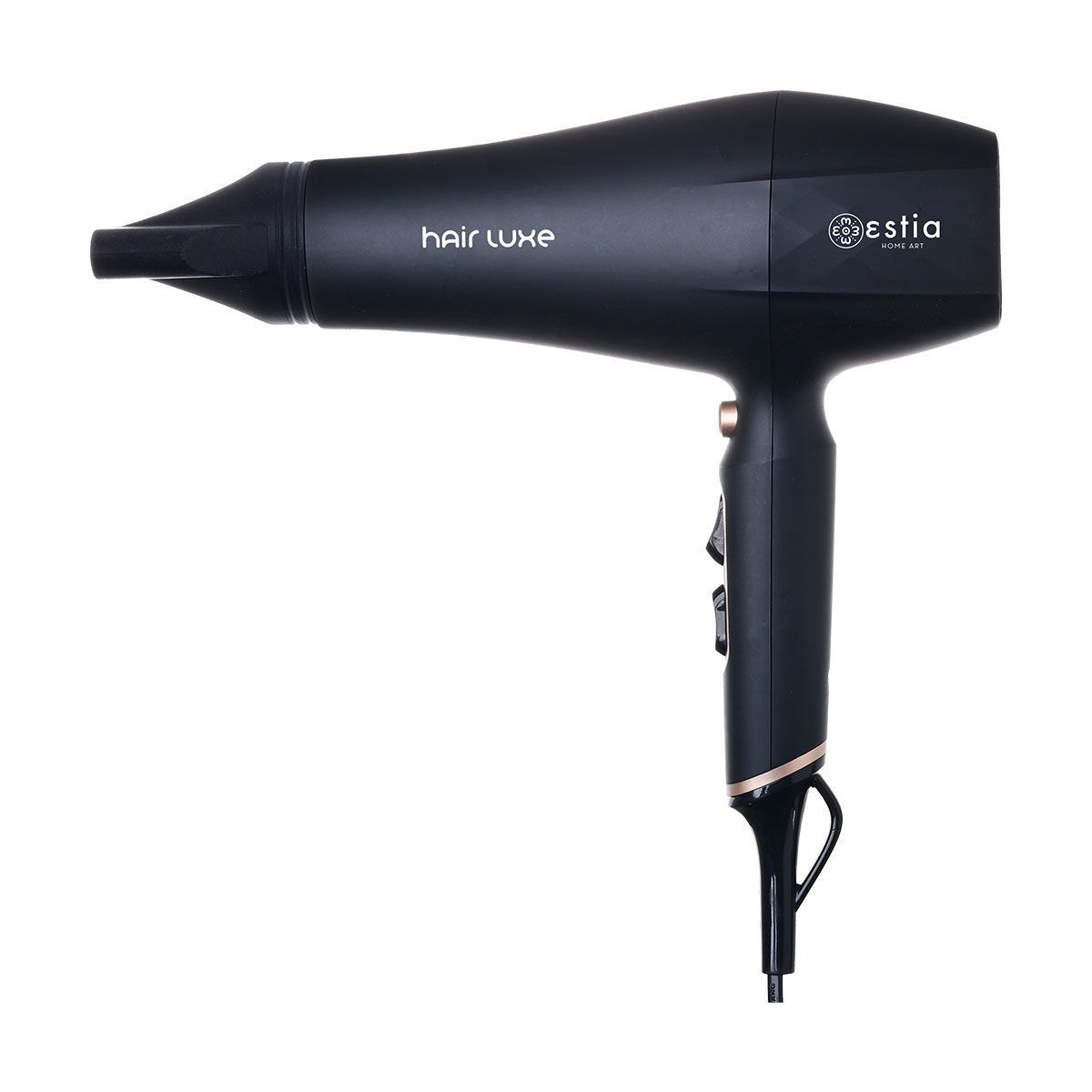 Estia Hair Luxe Πιστολλάκι Μαλλιών 2200W με 2 Ταχύτητες & Επαγγελματικά Αξεσουάρ