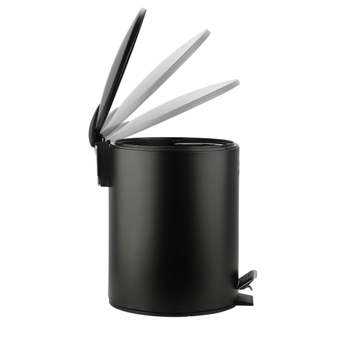 Estia Homely Χαρτοδοχείο Μπάνιου Classic 5lt με Soft Close - Ματ Μαύρο