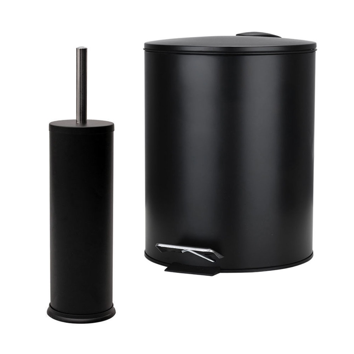 Estia Classic Black Σετ Πεντάλ 5Lt + Πιγκάλ Μεταλλικό με Soft Close