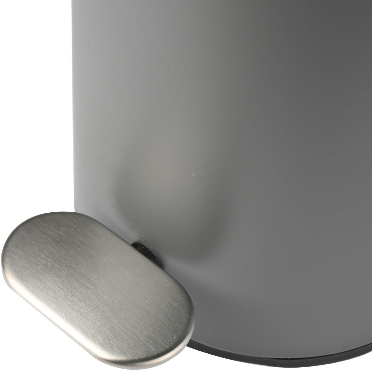 Estia Slim Mat Grey Σετ 6 Χαρτοδοχεία Μπάνιου Ξενοδοχείου 5Lt Μεταλλικά Soft Close