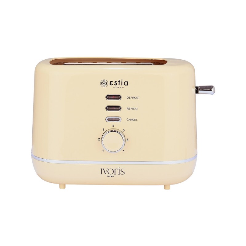 Estia Ivoris Φρυγανιέρα 850W 2 Θέσεων με 7 Επίπεδα Ψησίματος 06-20880