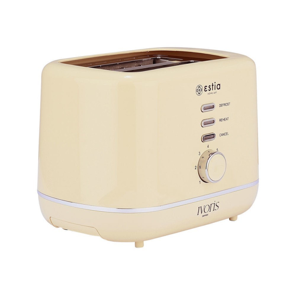 Estia Ivoris Φρυγανιέρα 850W 2 Θέσεων με 7 Επίπεδα Ψησίματος 06-20880