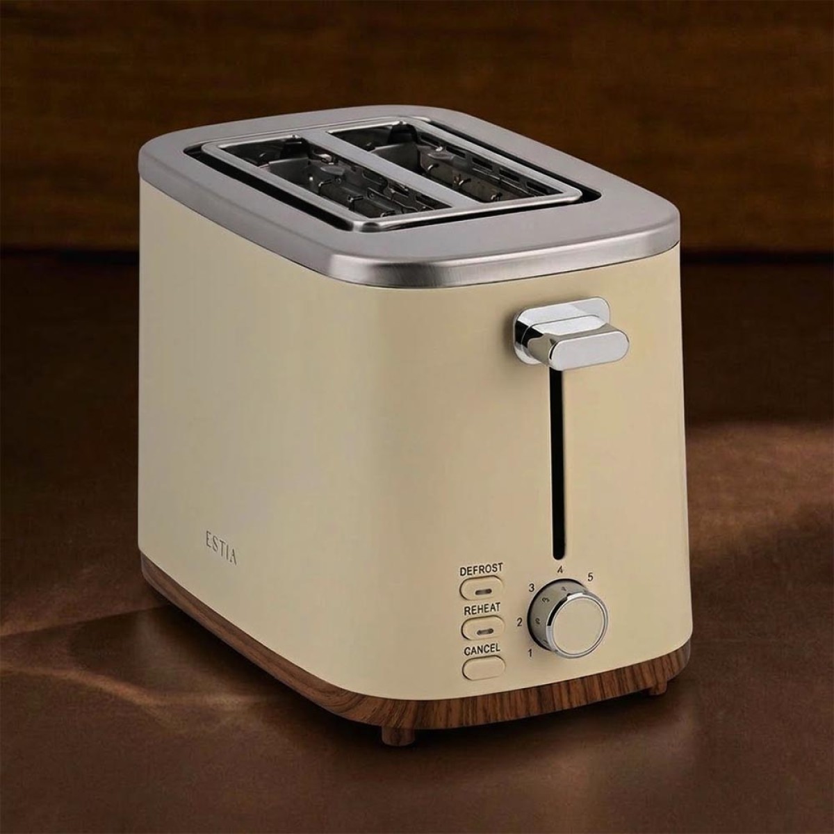 ESTIA Ηλεκτρική Φρυγανιέρα 800W 2 Θέσεων – Pure Cream
