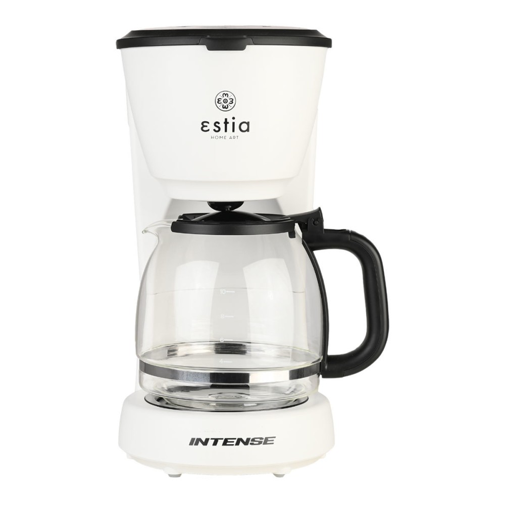 Estia Ιntense Luminus Καφετιέρα Φίλτρου 1000W Πλαστική με Γυάλινη Κανάτα 1.25lt 