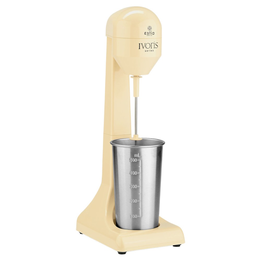 Estia Ivoris Επιτραπέζια Φραπεδιέρα 100W με Ανοξείδωτο Ποτήρι 500ml & 2 Ταχύτητες