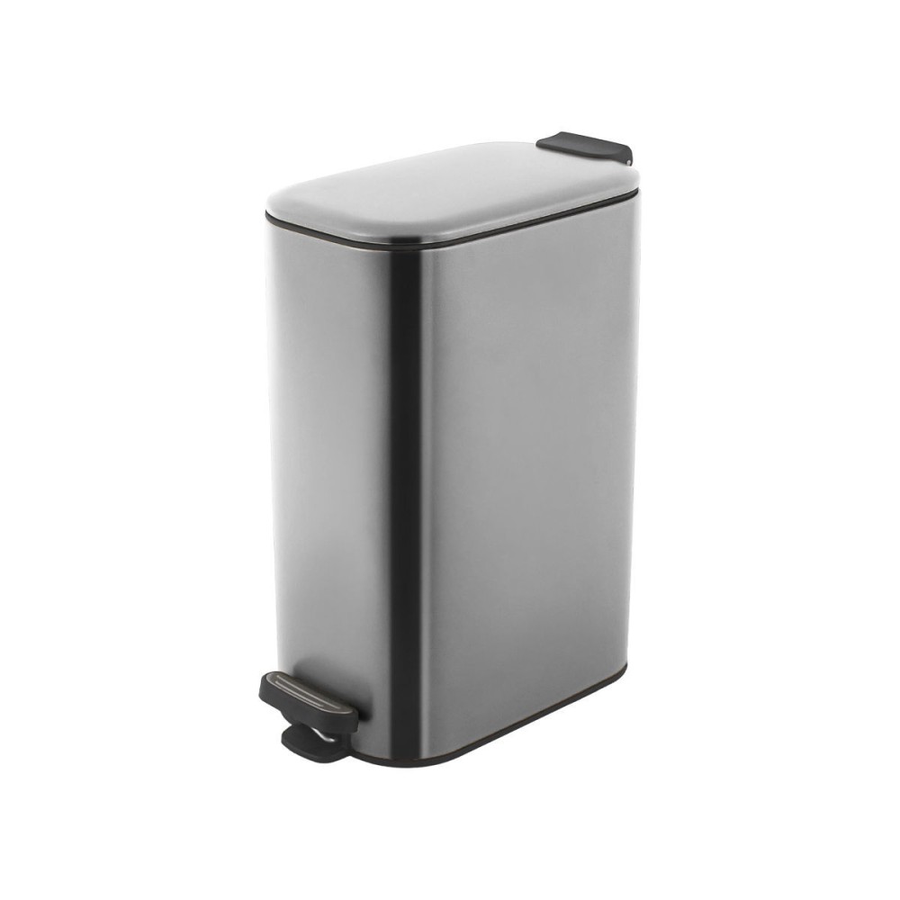 ESTIA Slim Κάδος Απορριμμάτων Κουζίνας 30Lt Inox με Soft Close & Αποσπώμενο Κάδο
