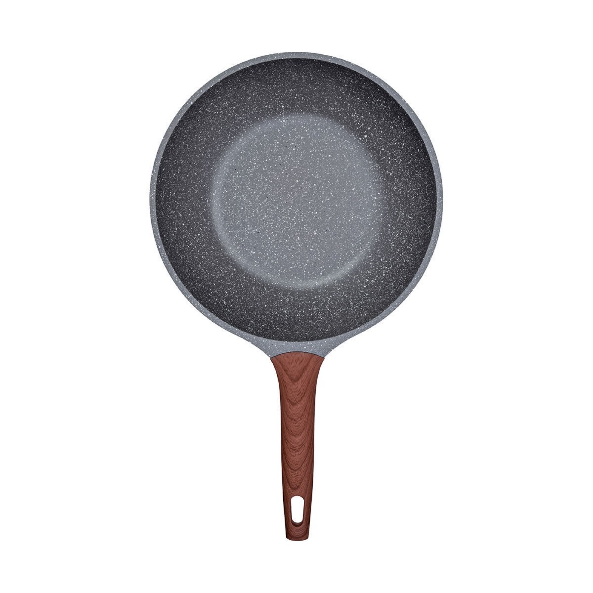 Estia Stone Σετ 2 Τηγάνια (24cm + 30cm) & Wok 28cm – Χυτό Αλουμίνιο Υψηλής Ποιότητας & Αντικολλητική Επίστρωση Πέτρας