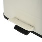 Estia Antigua Ivory Κάδος Απορριμμάτων 30Lt Ανοξείδωτος Soft Close 01-20057