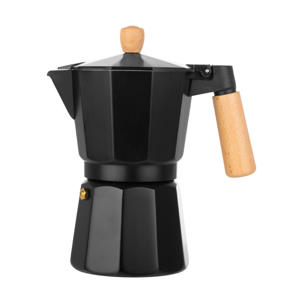 Μπρίκι Espresso 300ml 6 Φλυτζάνια Αλουμινίου Estia Black 01-20651