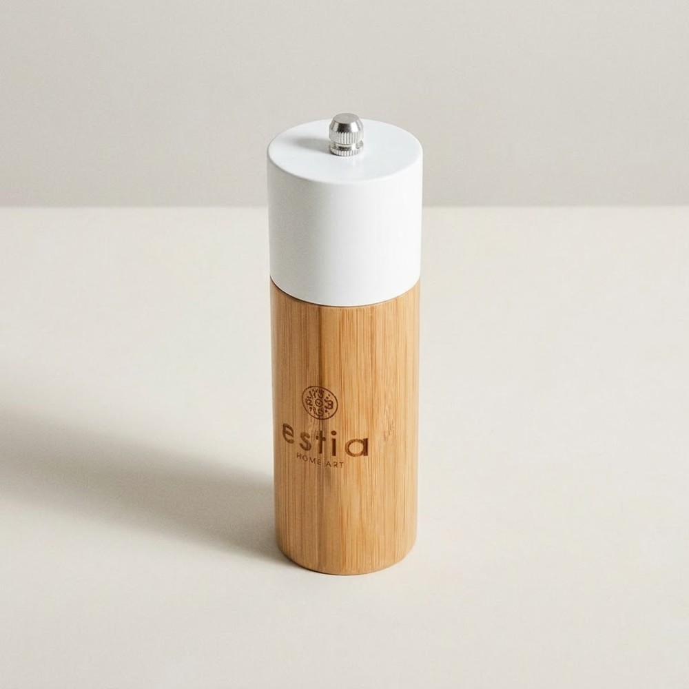 ESTIA Μύλος Αλατιού (16cm) Κεραμικός - Bamboo Essentials