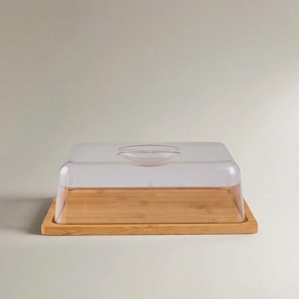 ESTIA Τυριέρα από Ξύλο με Καπάκι (24x18x7.5) - Bamboo Essentials
