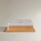 ESTIA Τυριέρα από Ξύλο με Καπάκι (24x18x7.5) - Bamboo Essentials