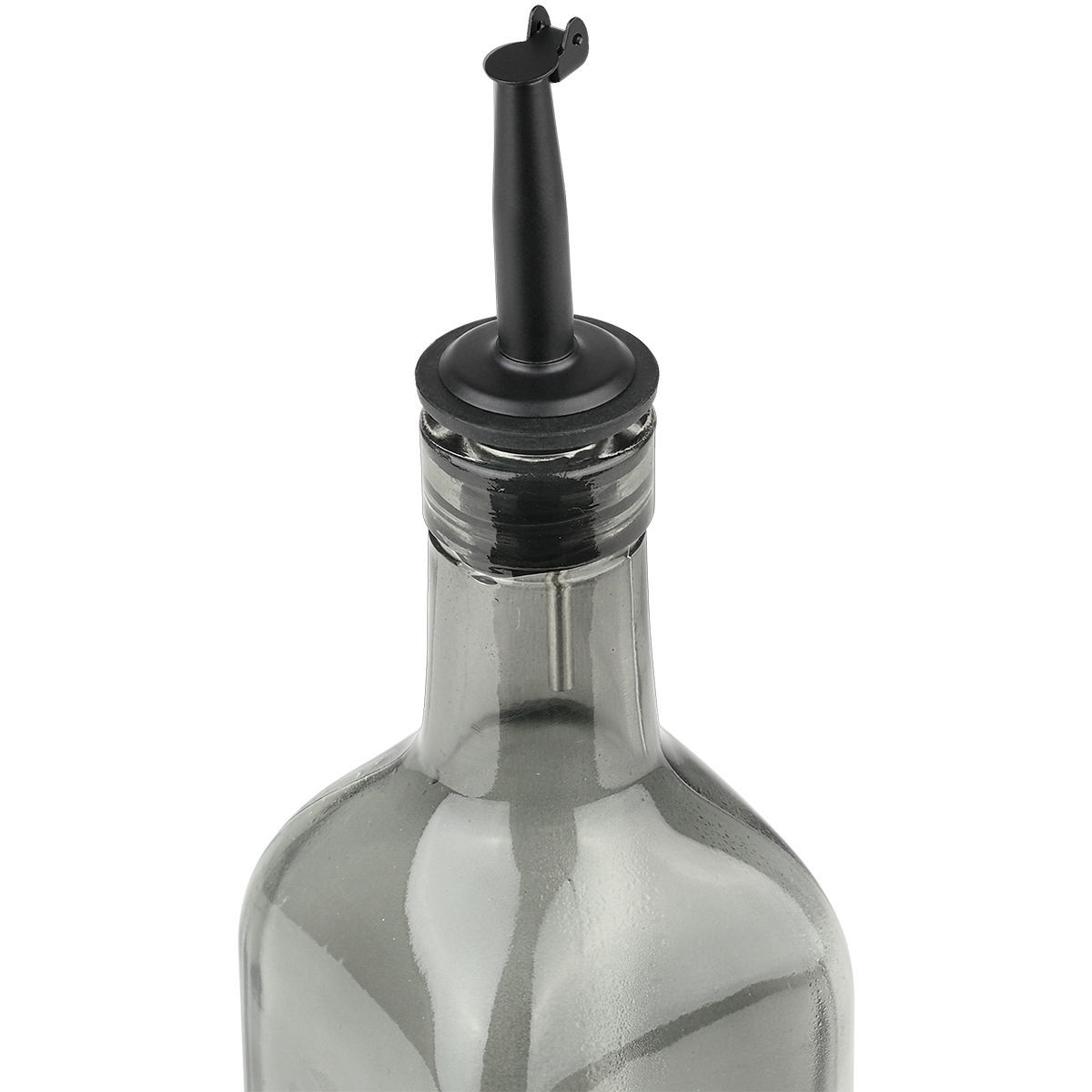 ESTIA Ψηλό Γυάλινο Μπουκάλι Λαδιού 750ml Γκρι - Nebula