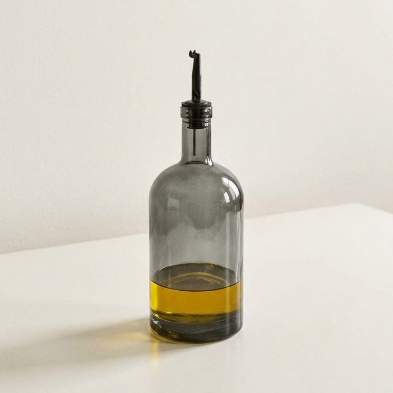 ESTIA Γυάλινο Μπουκάλι Λαδιού 500ml Γκρι - Nebula