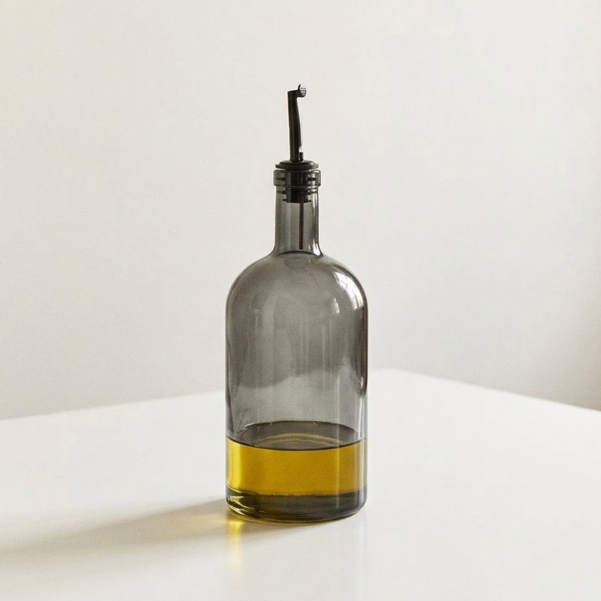 ESTIA Γυάλινο Μπουκάλι Λαδιού 500ml Γκρι - Nebula