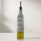 ESTIA Ψηλό Γυάλινο Μπουκάλι Λαδιού 750ml Γκρι - Nebula