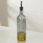 ESTIA Ψηλό Γυάλινο Μπουκάλι Λαδιού 750ml Γκρι - Nebula