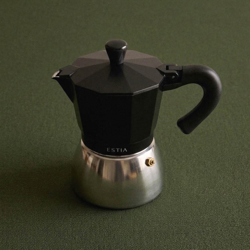 ESTIA Μπρίκι Espresso 300ml Εστίας Αλουμινίου – Grano Moka Pot