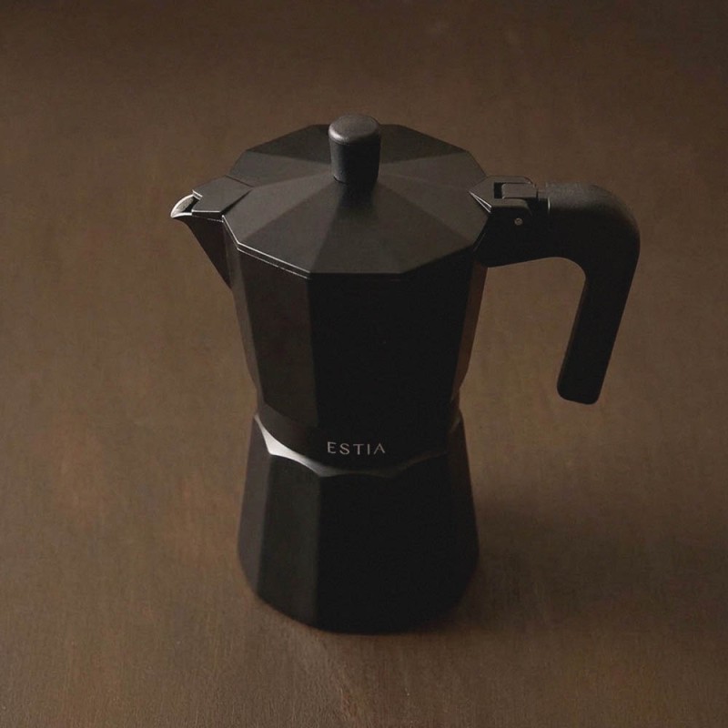 ESTIA Μπρίκι Espresso 300ml Εστίας Αλουμινίου – Trieste Moka Pot