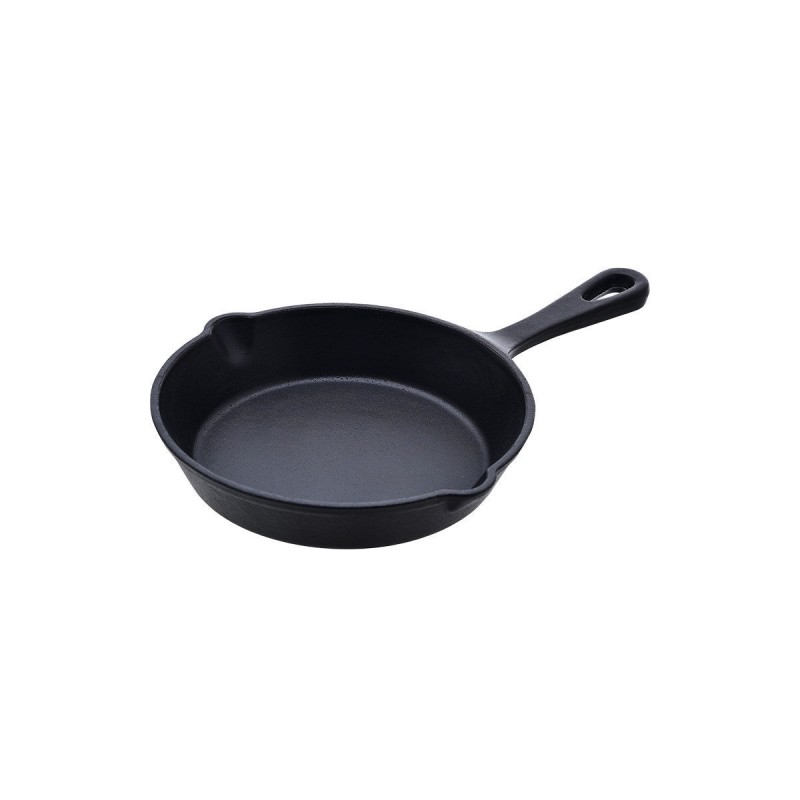 Estia Iron Series Μαντεμένιο Τηγάνι 16cm - Κατάλληλο για Εστίες, Φούρνο & BBQ
