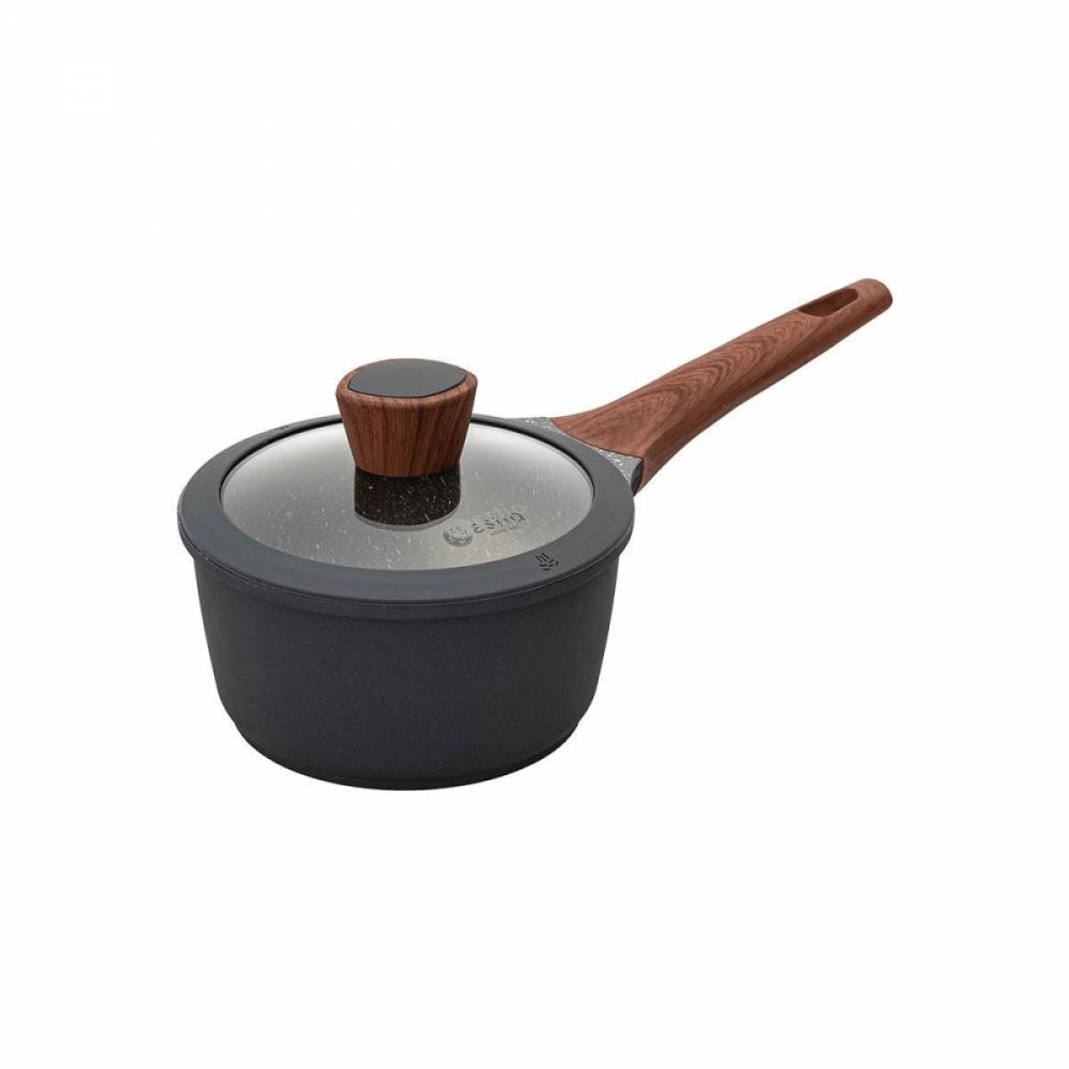 Estia Stone Essential Set: Σετ 4 Τεμαχίων Χυτού Αλουμινίου – Κατσαρόλες Ν.20 & Ν.24, Τηγάνι Ν.26 & Γαλατιέρα Ν.16