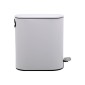 Estia Slim Mat White Σετ Πεντάλ 5Lt + Πιγκάλ Μεταλλικό με Soft Close 02-14575-92