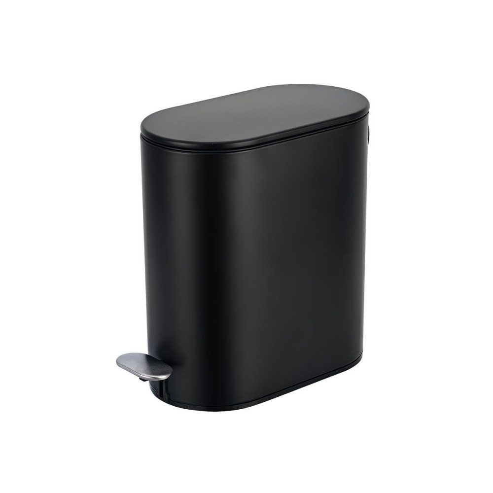 Estia Slim Black Πεντάλ 5Lt Μεταλλικό με Soft Close 02-5566