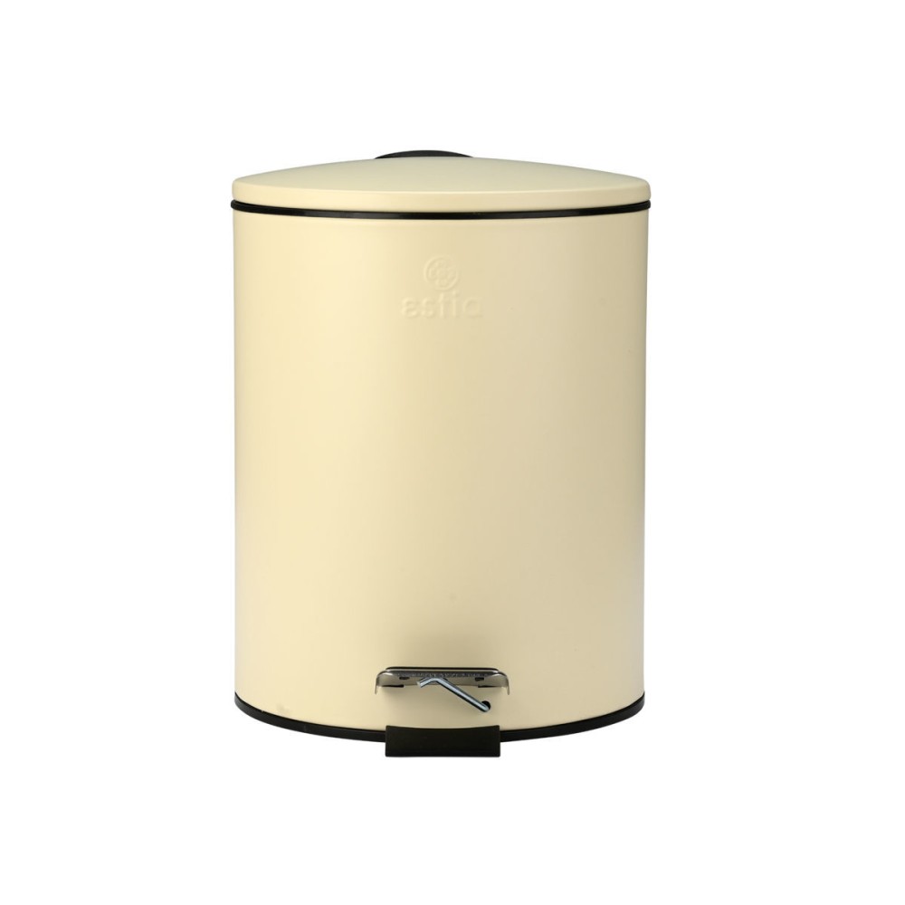Estia Classic Ivory Πεντάλ 5lt Μεταλλικό με Soft Close 02-3784