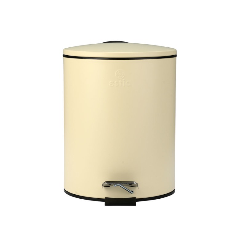 Estia Classic Ivory Πεντάλ 5lt Μεταλλικό με Soft Close 02-3784