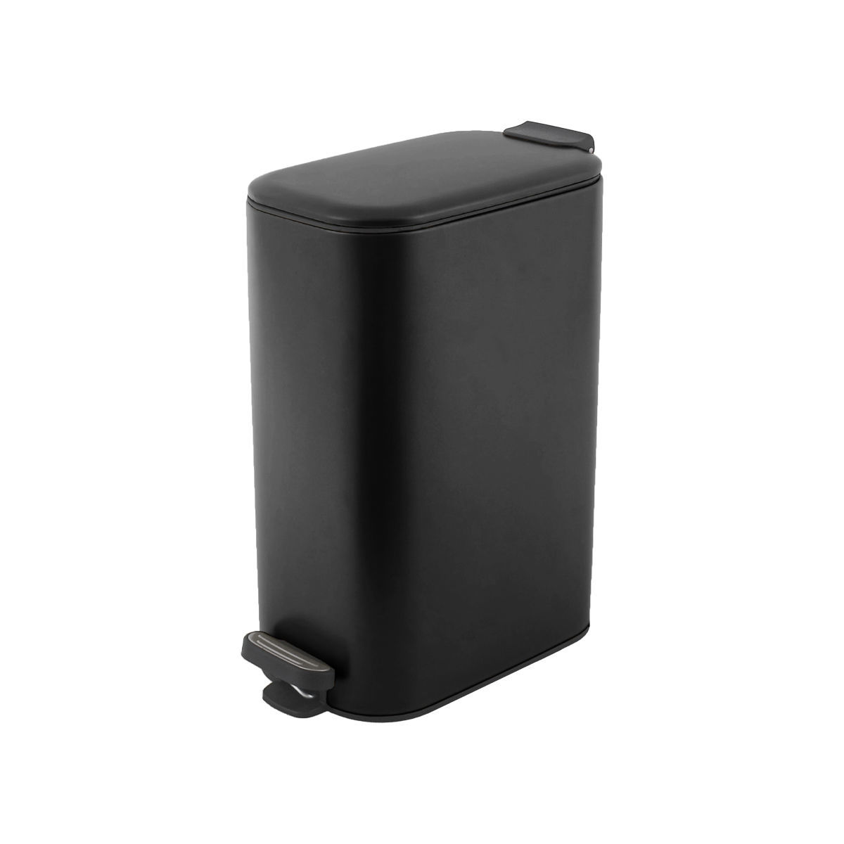 Estia Slim Black Κάδος Απορριμμάτων Κουζίνας 30L με Μηχανισμό Soft Close & Αποσπώμενο Κάδο