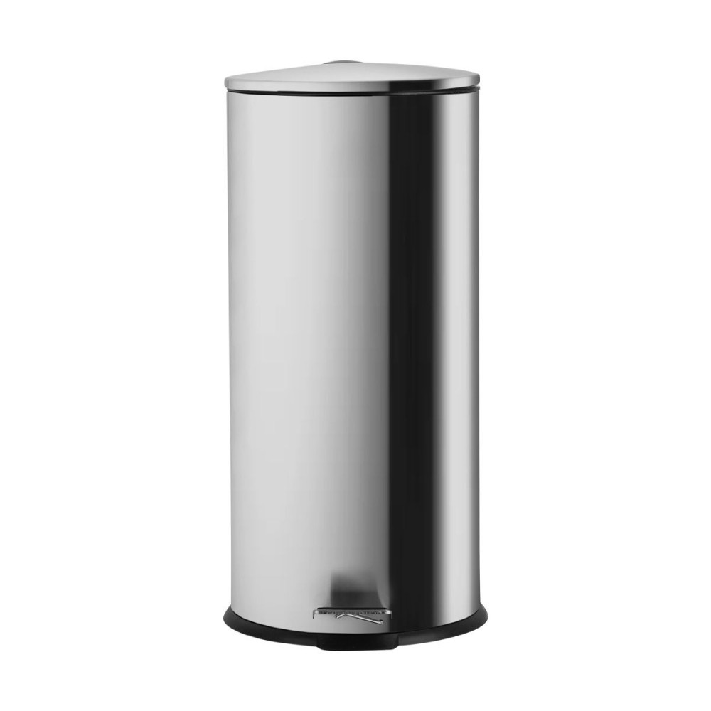 Estia Classic Inox Ανοξείδωτος Κάδος Απορριμμάτων Κουζίνας 30lt με Μηχανισμό Soft Close & Αποσπώμενο Κάδο