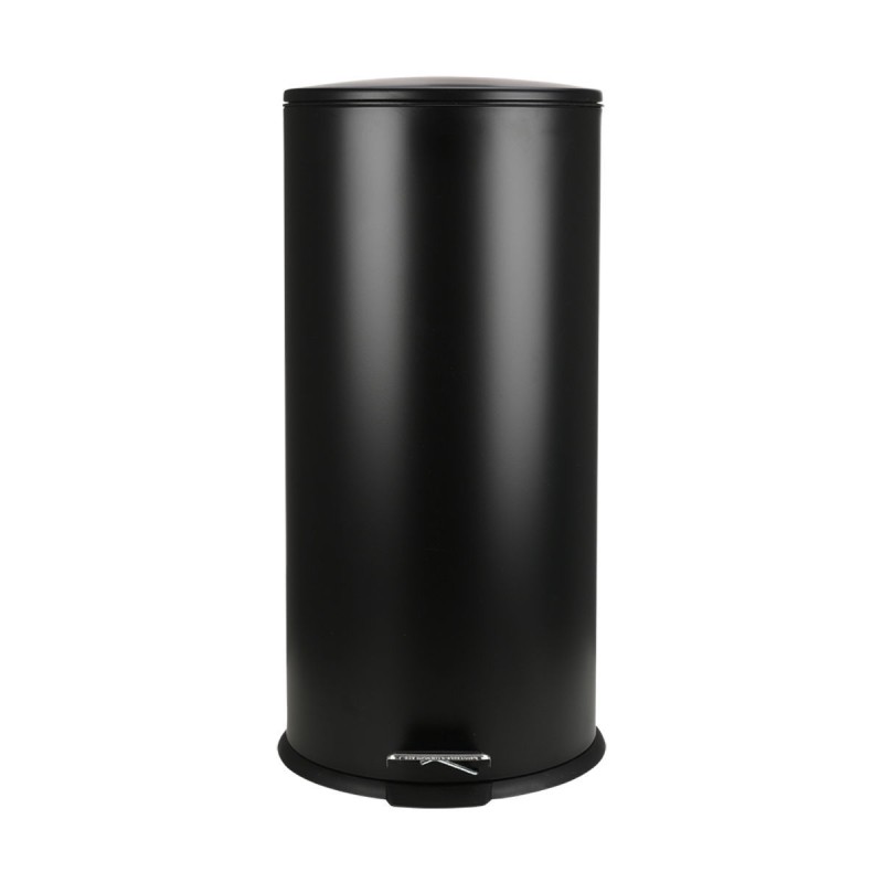 Estia Classic Black Ανοξείδωτος Κάδος Απορριμμάτων Κουζίνας 30lt με Μηχανισμό Soft Close & Αποσπώμενο Κάδο