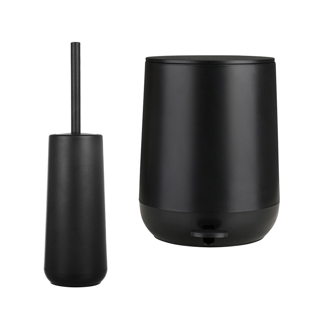 Estia Fjord Black Σετ Πεντάλ 5Lt + Πιγκάλ Πλαστικό με Soft Close